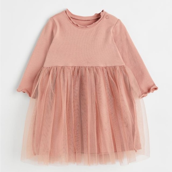 H&M Other - 🌟3/$18🌟 NWT H&M Tulle-skirt Jersey Dress